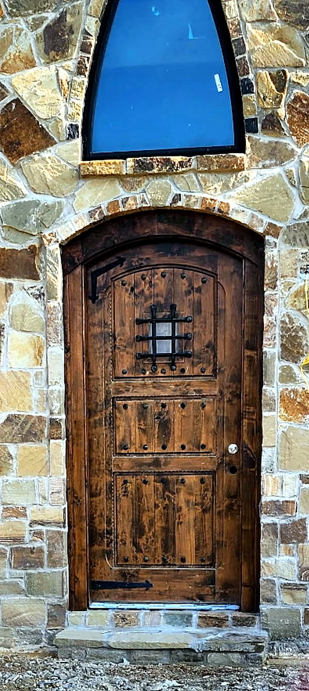 Custom Knotty Alder Exterior Front Door